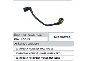 1634702964 YAKIT BORUSU MERCEDES-BENZ ML320 ML350 ML430 ML500